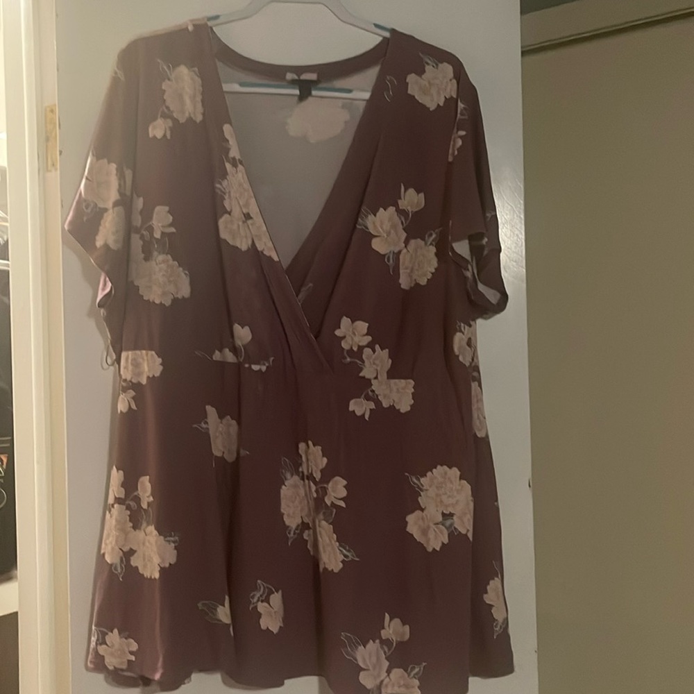 Flower-print Top